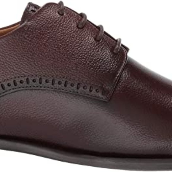 MARC JOSEPH NEW YORK Men Leather Oxford Lace-up Wingtip Dress Shoe whiskey US 10 main image 6
